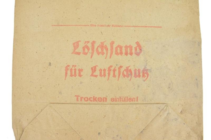 German LS Air Defence Paper Sand Bag — image 3