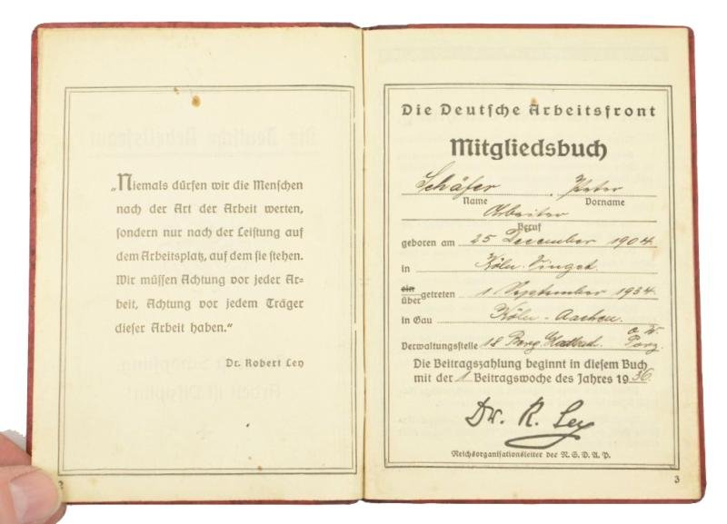 German DAF Memberpass — image 3