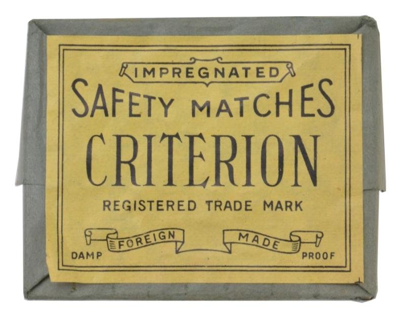 Canadian WW2 Criterion Matchbox — image 2