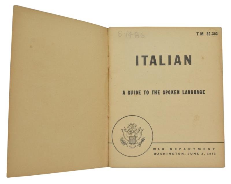 US WW2 Italian Dictionary — image 2