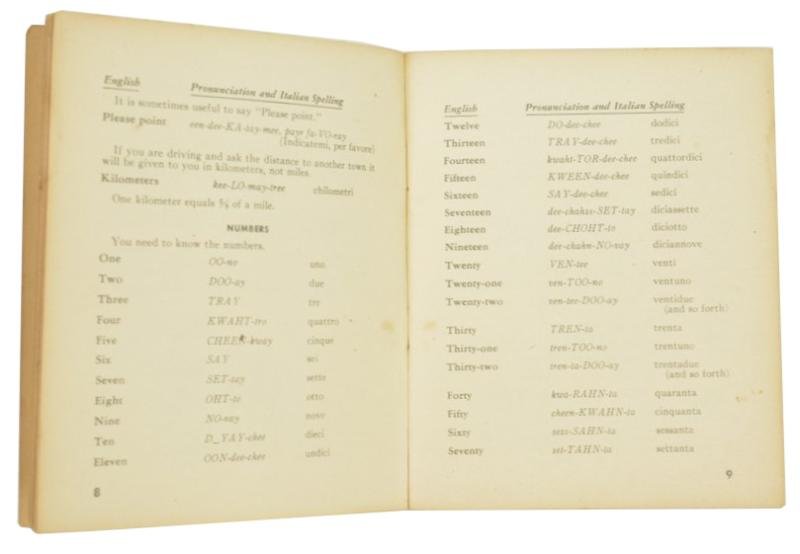 US WW2 Italian Dictionary — image 3