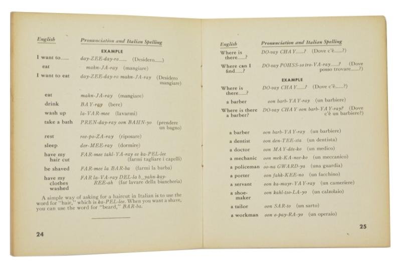 US WW2 Italian Dictionary — image 4