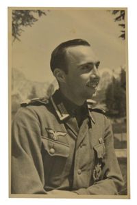 German WH NCO Portrait Picture