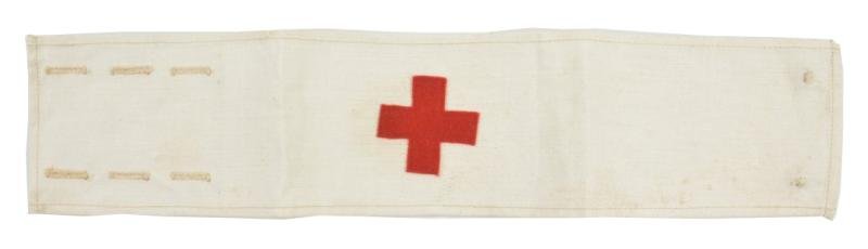 British WW2 Army Red Cross Armband — image 2