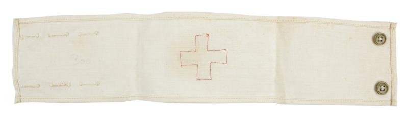 British WW2 Army Red Cross Armband — image 3