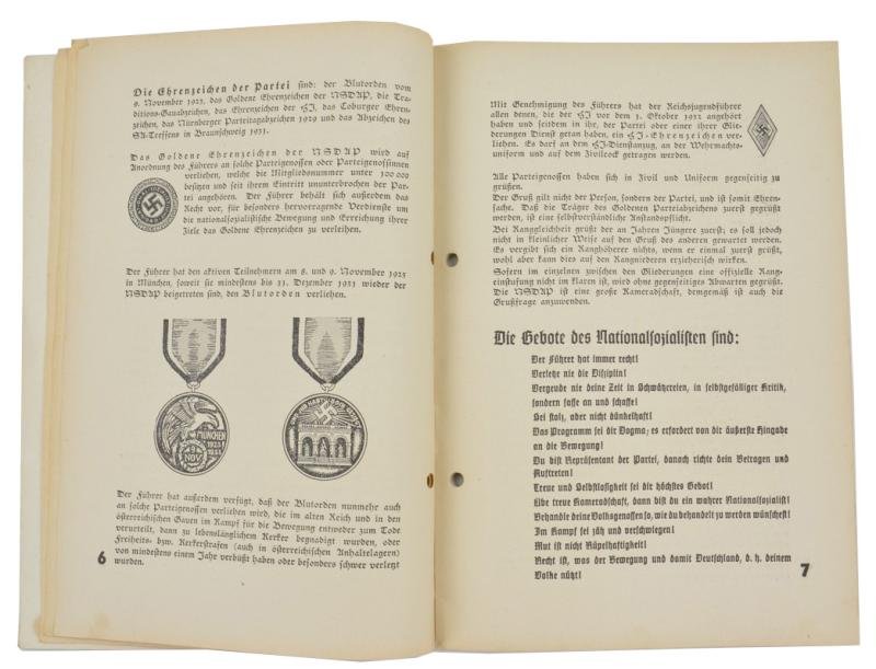 German NSDAP Booklet 1939 — image 5