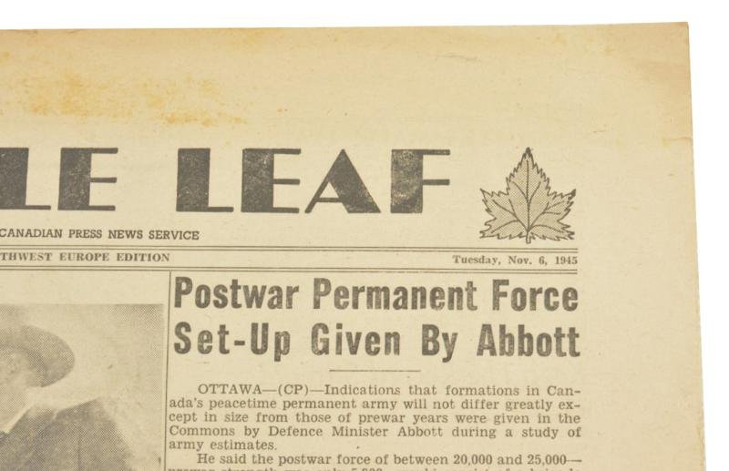 Canadian Maple Leaf Newspaper — image 2
