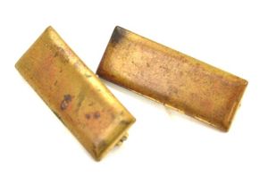 US WW2 2nd Lieutenant Rank Bars
