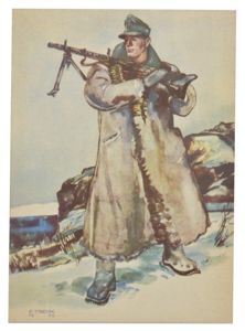 German WH GBJ Fieldpost postcard