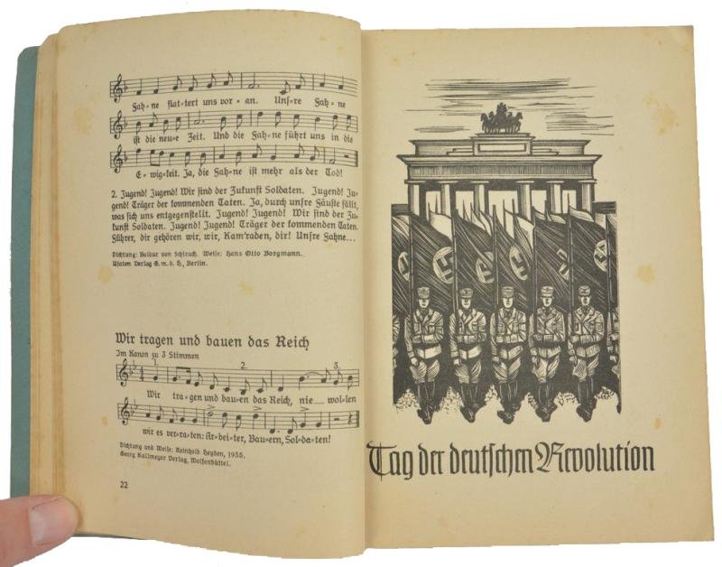 German Hitler Youth Songbook — image 4