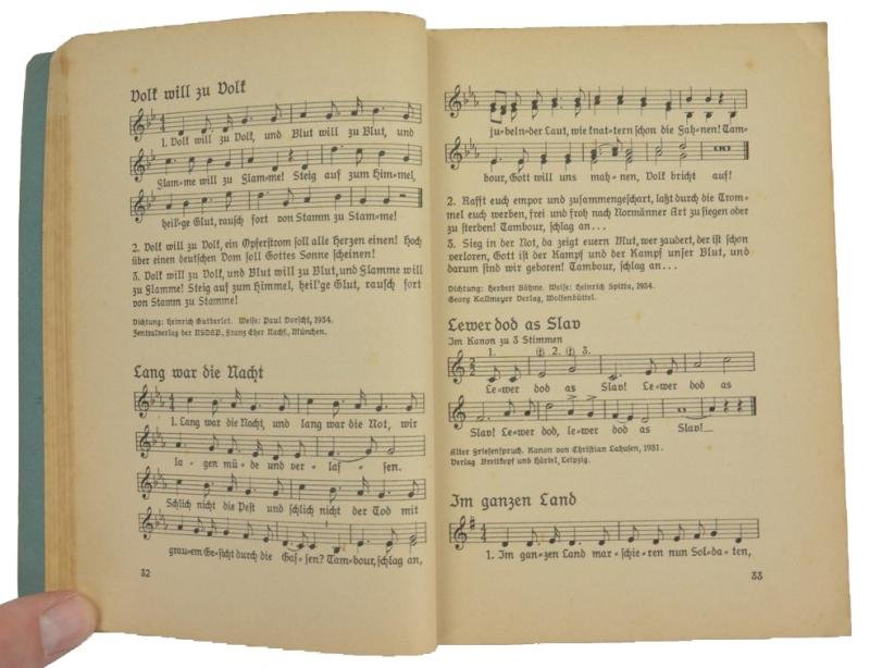 German Hitler Youth Songbook — image 5