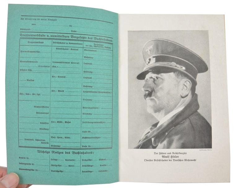 German WH Handbook 'Reibert' — image 2