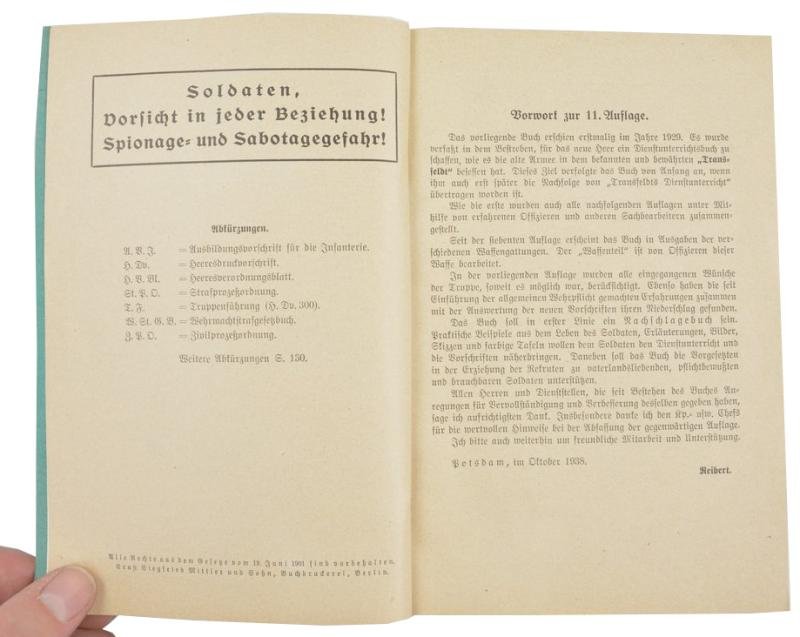 German WH Handbook 'Reibert' — image 3