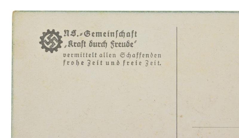 German DAF KdF Postcard — image 3