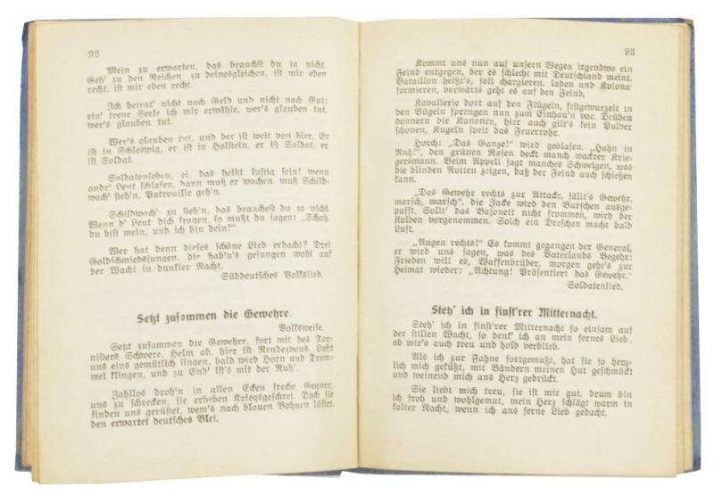 German Marine Song Book — image 4