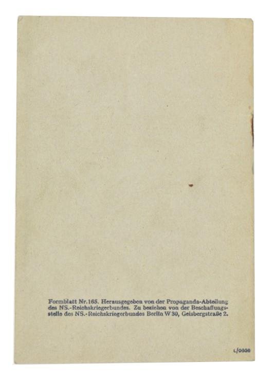 German NS-Reichskriegerbund Pocketbook — image 5