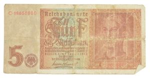 German Third Reich period Banknote