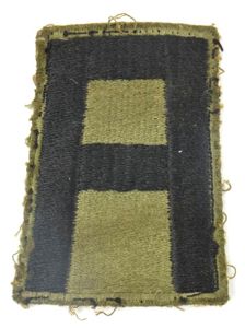 US WW2 1st Army Patch Greenback