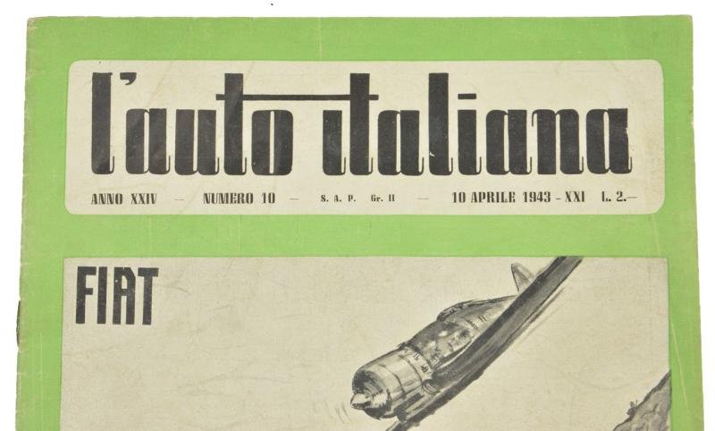 Italian Magazine 'L'Auto Italiana' April 1943 — image 2