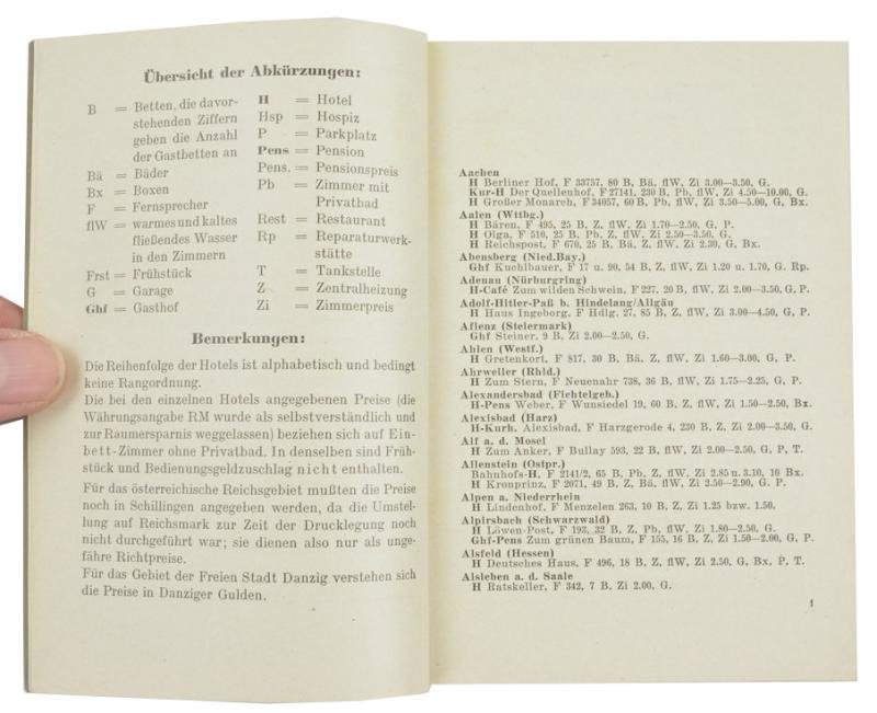 German DDAC Hotel Booklet — image 3