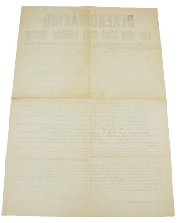 Dutch Announcement Poster 'Liberation' — image 6