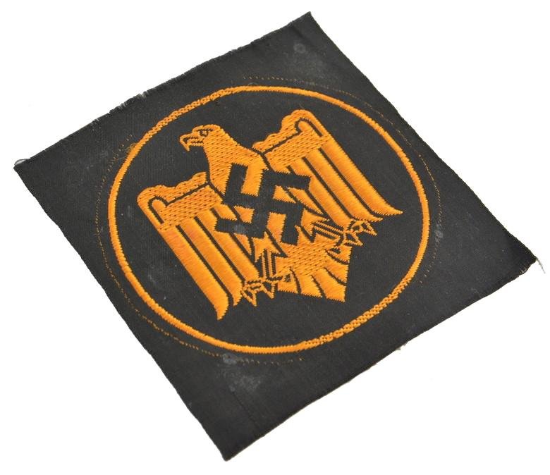 German NSRL/DRL Fabric Sports Badge In Bronze — image 3