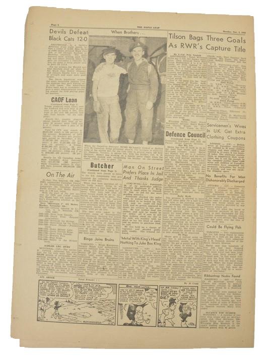 Canadian Maple Leaf Newspaper — image 4