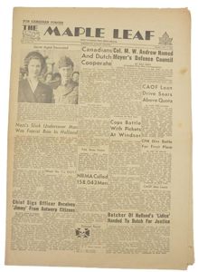 Canadian Maple Leaf Newspaper