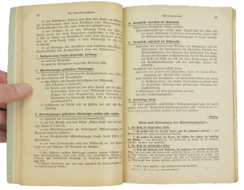 German WH Handbook Reibert 'Unteroffizierthemen' — image 6