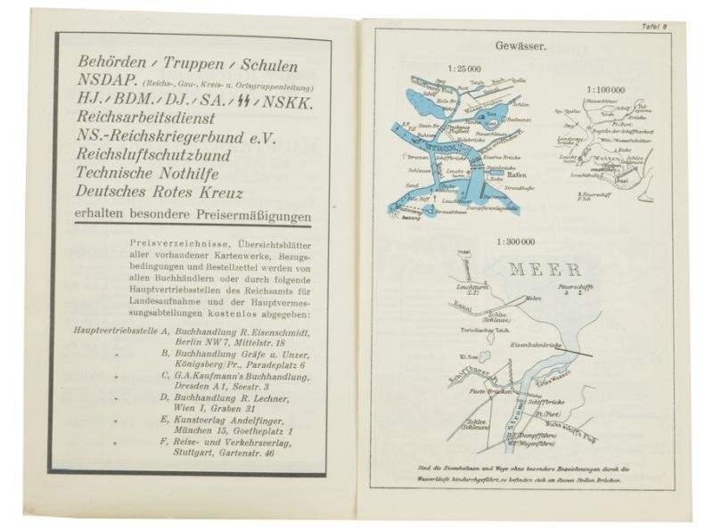 German WH Map Sign Booklet — image 2