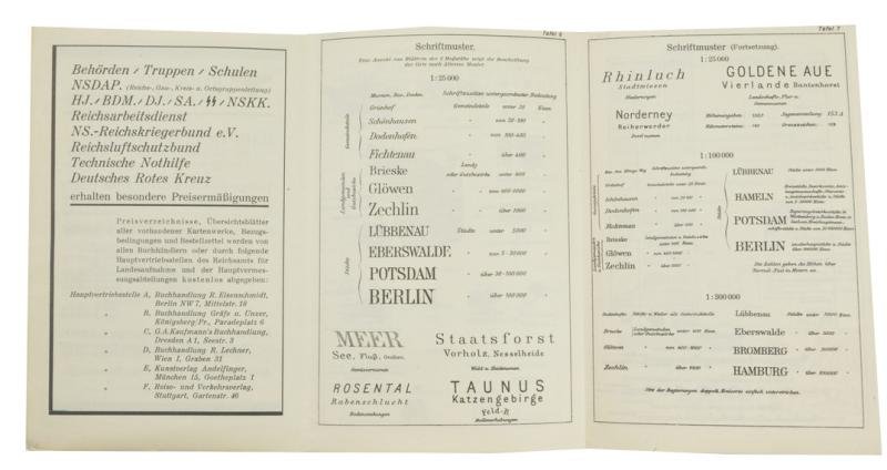 German WH Map Sign Booklet — image 3