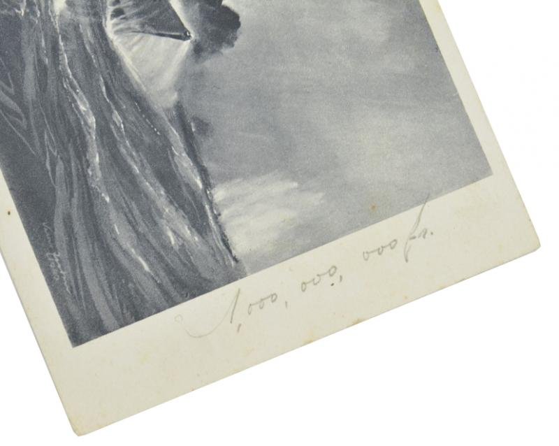 German Postcard 'Scharnhorst in battle' — image 2