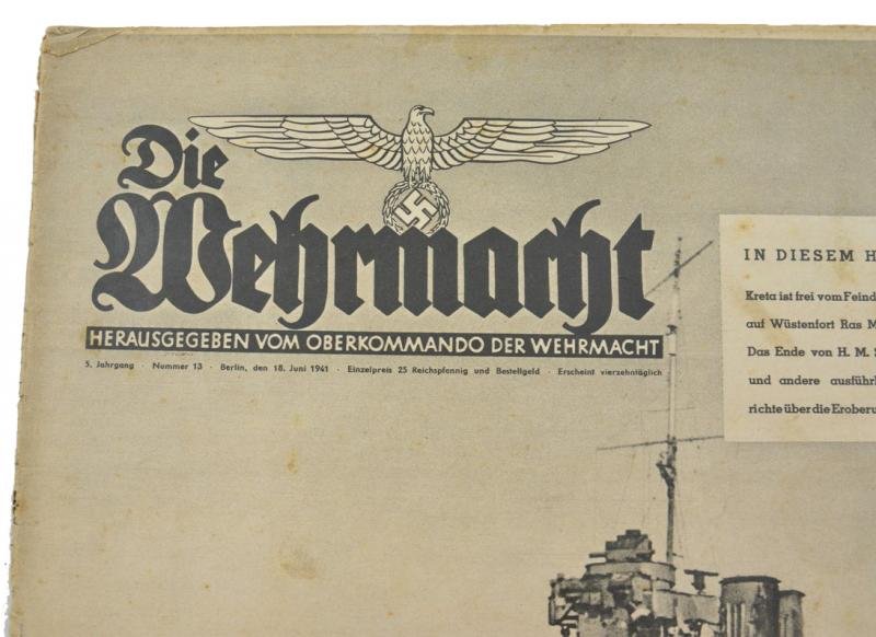 German 'Die Wehrmacht' Magazine 18 June 1941 — image 2