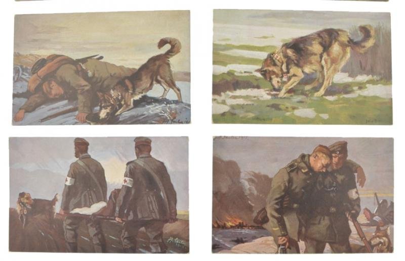 German WW1 Postcard Serie 'Wohlfahrts-Postkarte' — image 3