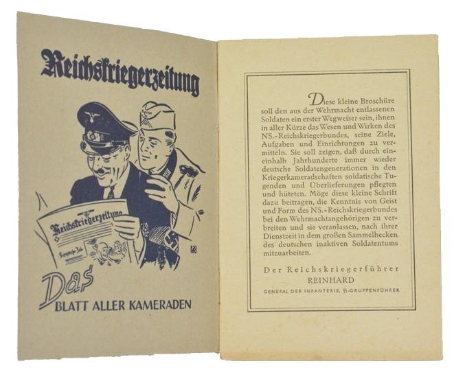 German NS-Reichskriegerbund Pocketbook — image 2