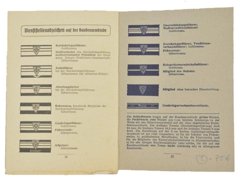 German NS-Reichskriegerbund Pocketbook — image 3