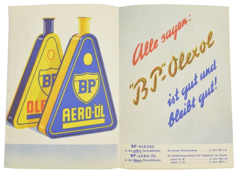 German Third Reich Period Advertising Flyer 'BP' — image 2