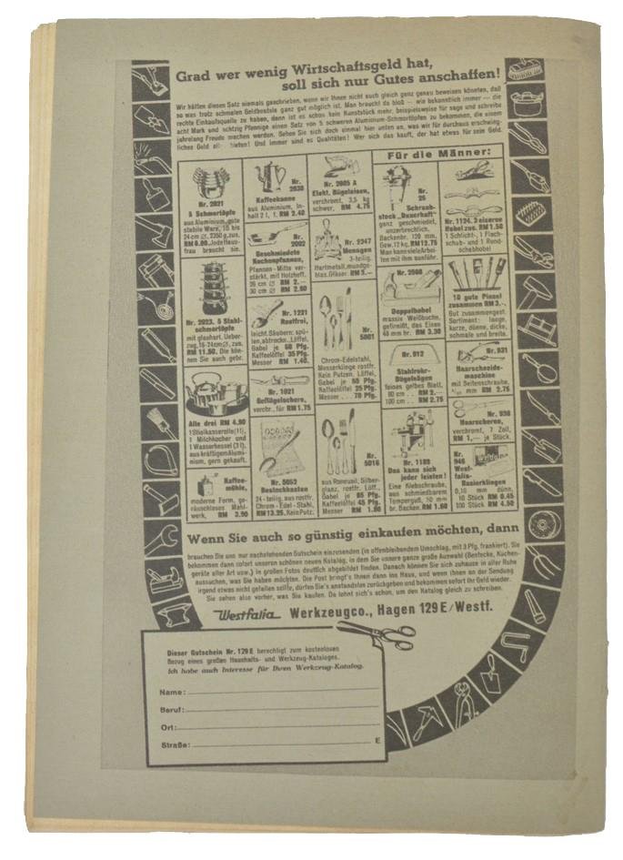 German NSKOV Magazine 1938 — image 5