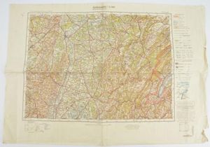 German Mapcard Genf Region