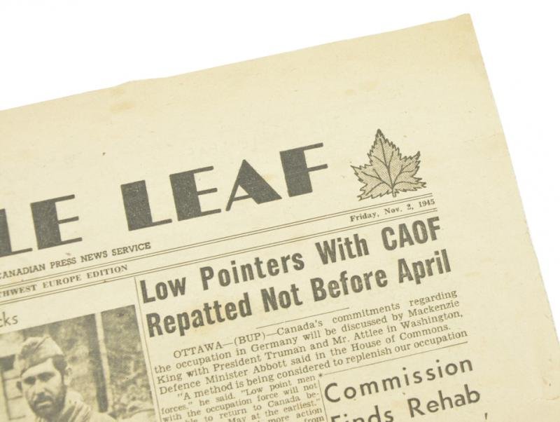 Canadian Maple Leaf Newspaper — image 2