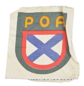 Russian Liberation Army 'POA' volunteer shield