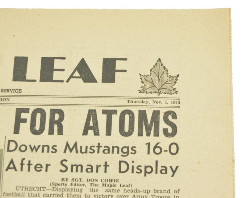 Canadian Maple Leaf Newspaper — image 2