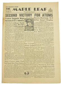 Canadian Maple Leaf Newspaper