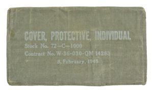 US WW2 Individual Protective Cover