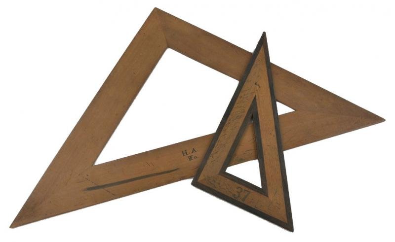 German set of Degrees Triangles — image 3