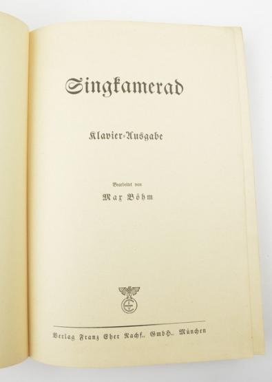 German Song Book 'Sing Kamarad' Klavierausgabe — image 3