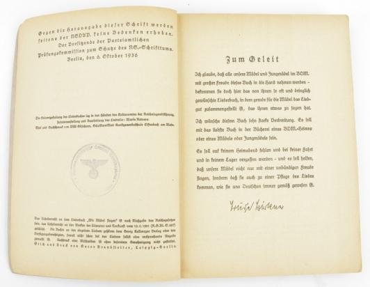 German BDM Songbook 'Wir Mädel singen' — image 4