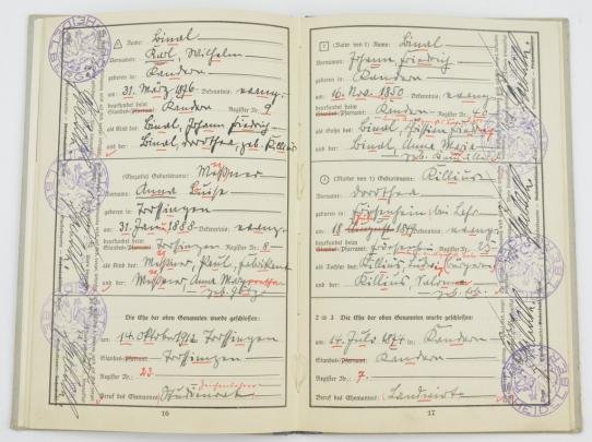 German Third Reich Period 'Ahnenpass' — image 4