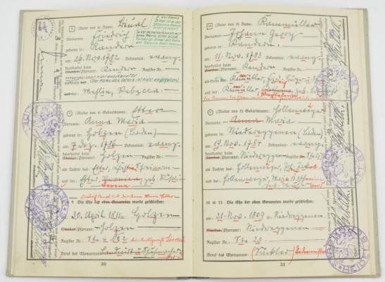 German Third Reich Period 'Ahnenpass' — image 5