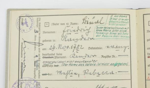 German Third Reich Period 'Ahnenpass' — image 6